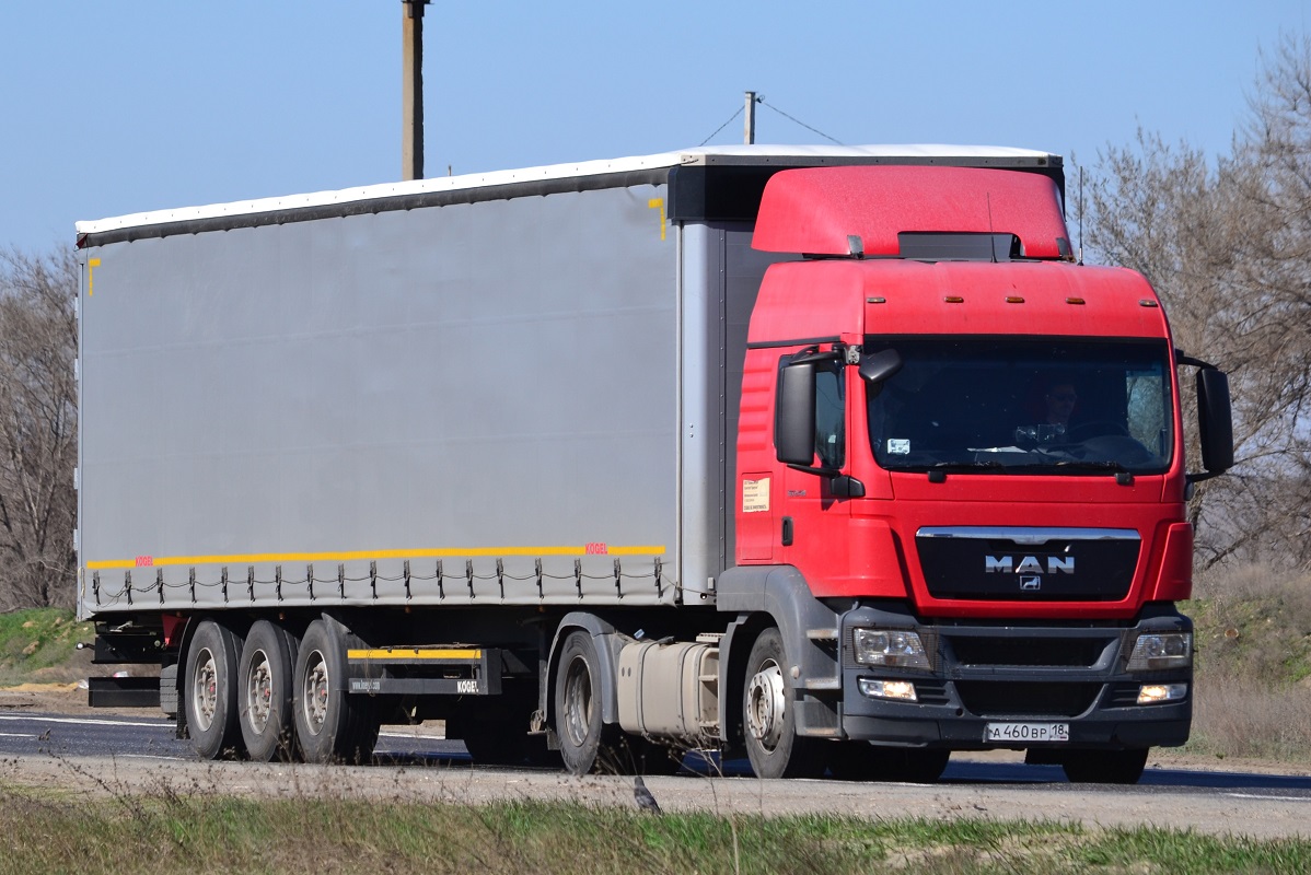 Удмуртия, № А 460 ВР 18 — MAN TGS ('2007) 19.400