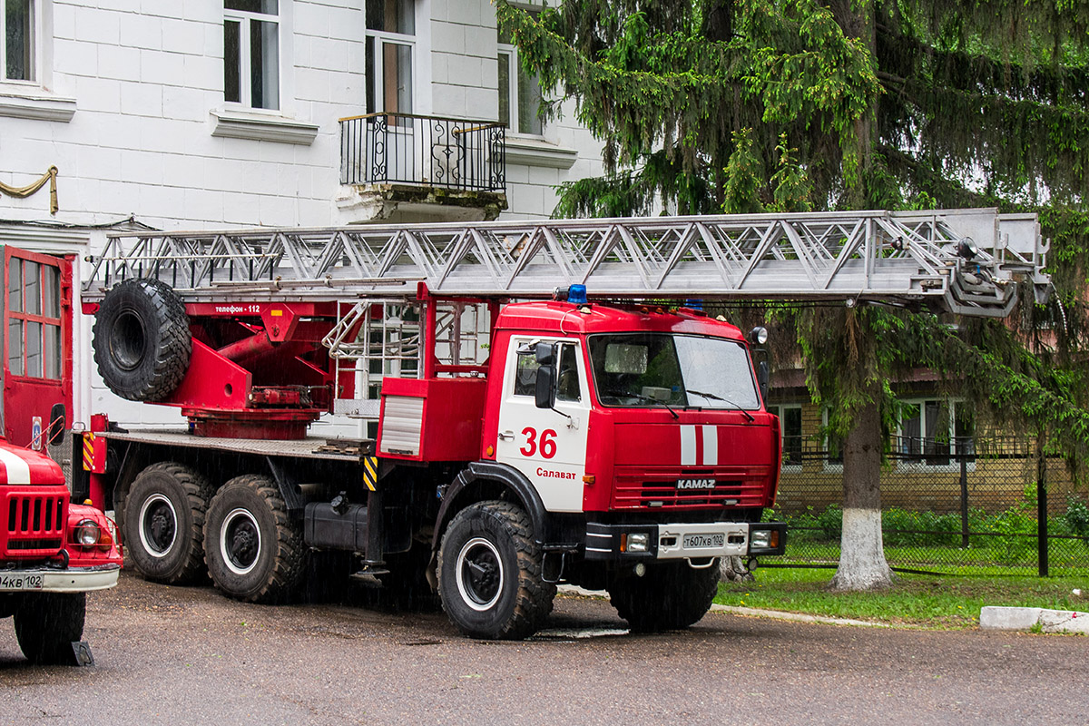 Башкортостан, № Т 607 КВ 102 — КамАЗ-43114-02 [43114C]