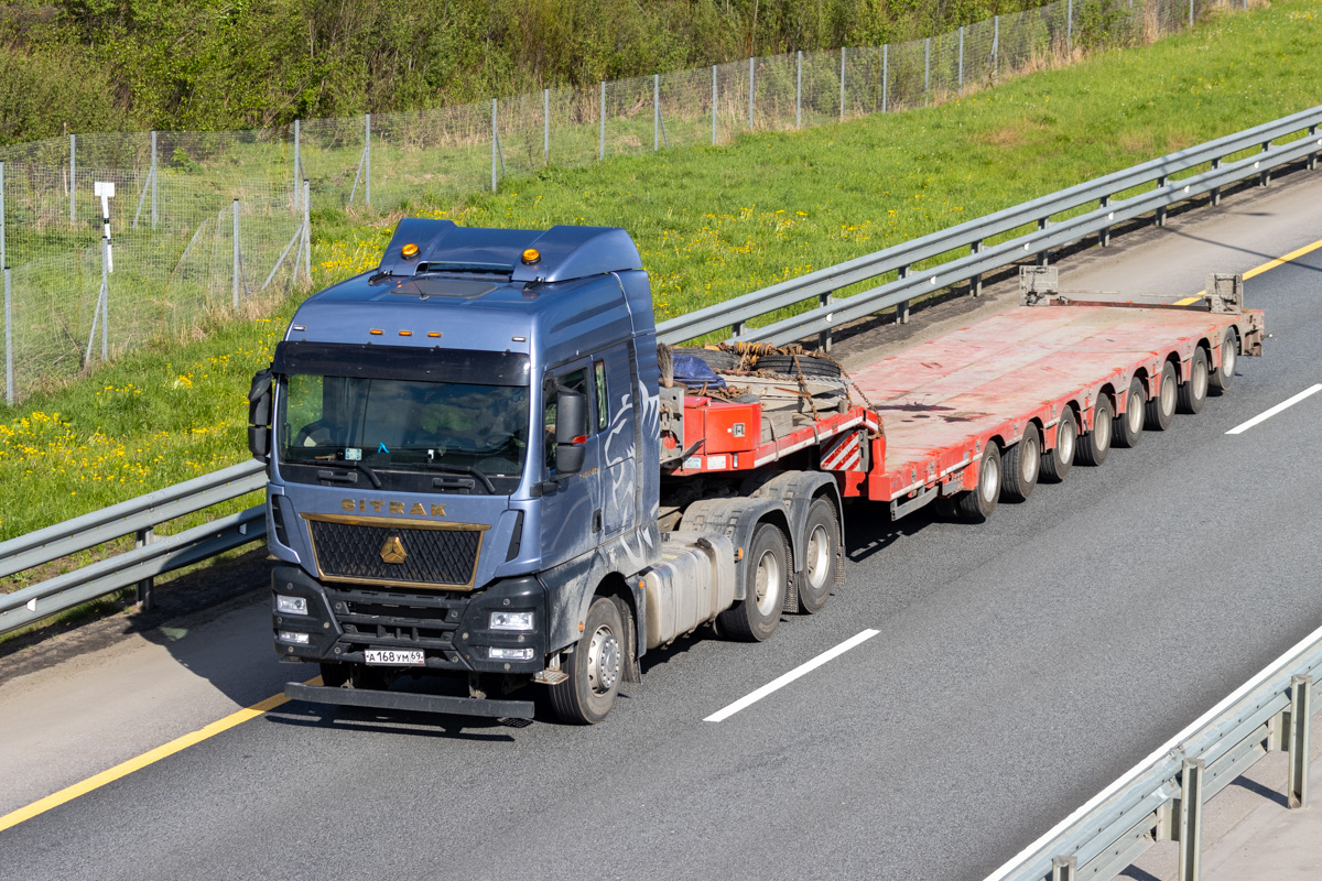 Тверская область, № А 168 УМ 69 — Sitrak C7H ZZ4256 MAX