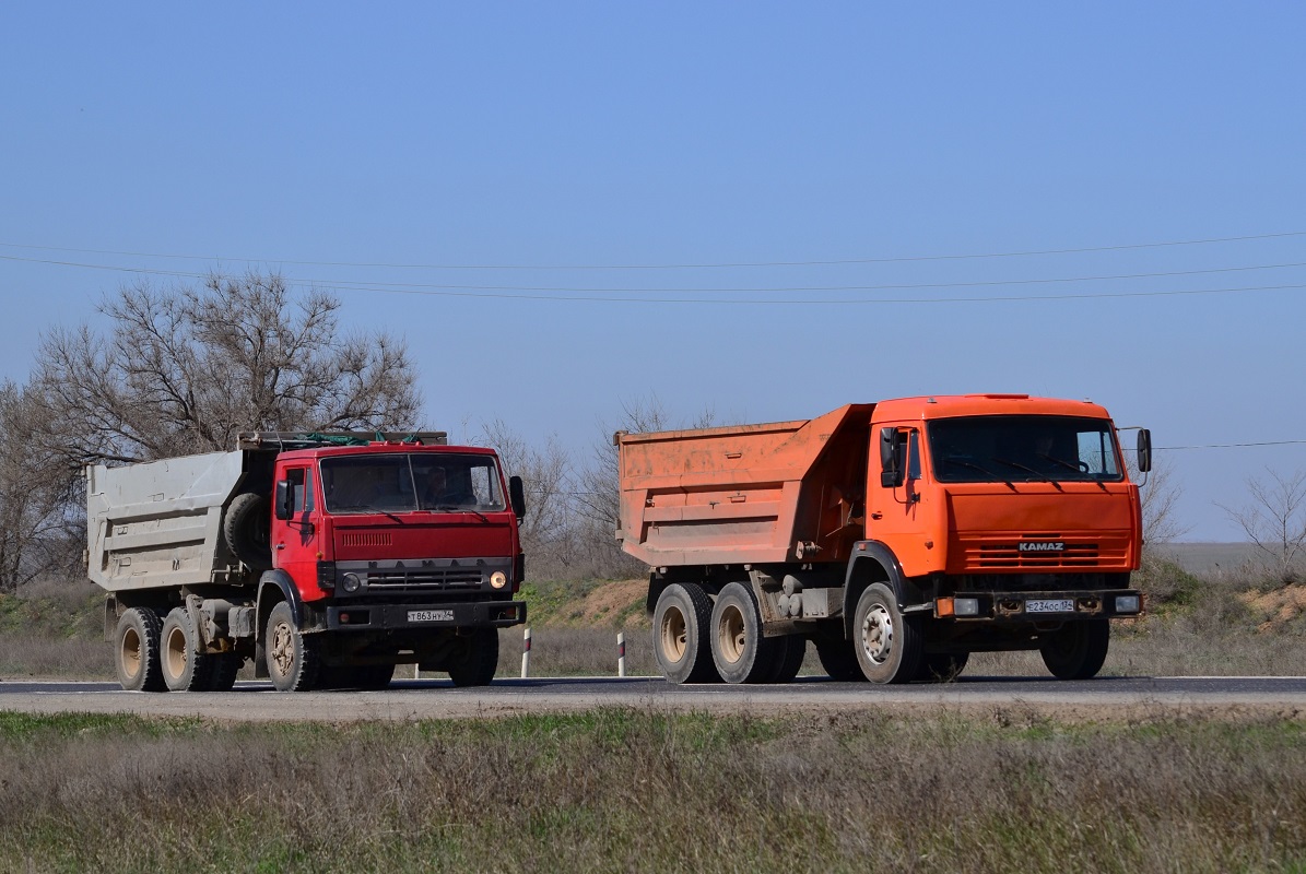 Волгоградская область, № Т 863 НУ 34 — КамАЗ-5511; Волгоградская область, № Е 234 ОС 134 — КамАЗ-55111-15 [55111R]