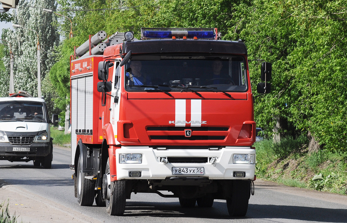 Омская область, № У 843 УХ 55 — КамАЗ-43265-D5(66)