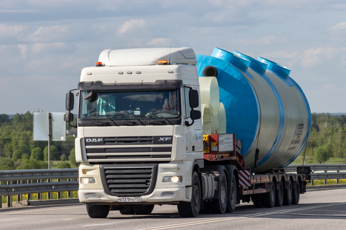 Москва, № В 721 РН 797 — DAF XF105 FTR Москва, № В 721 РН 797 — DAF XF105 FTR