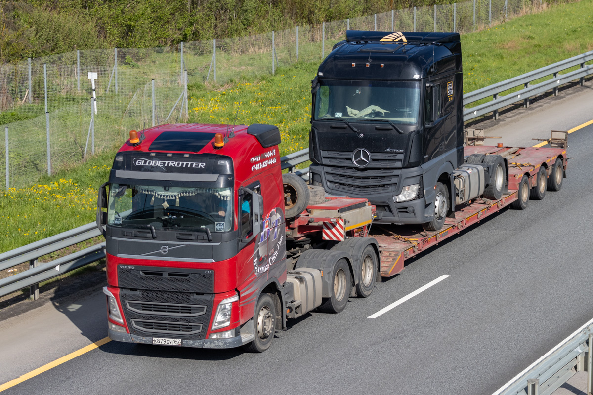 Ленинградская область, № К 879 ЕУ 147 — Volvo ('2012) FH.460 [X9P]; Новосибирская область — Автомобили с нечитаемыми на фото номерами