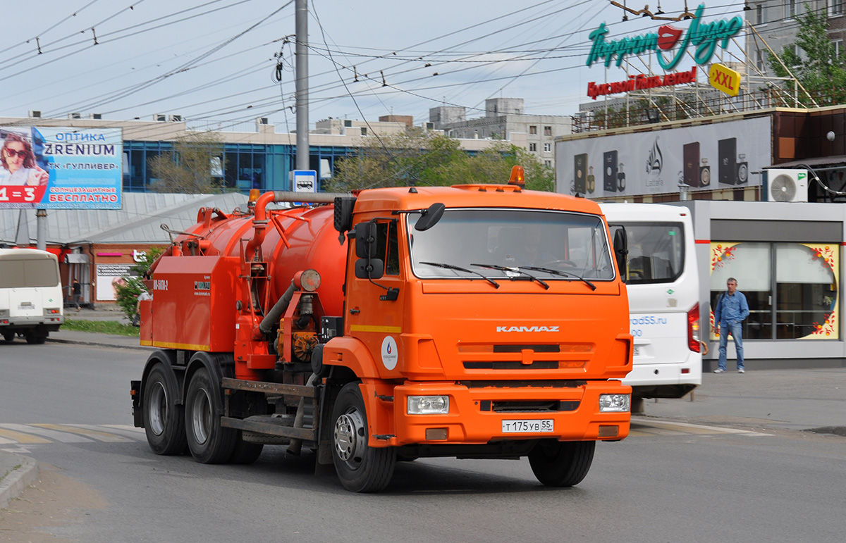 Омская область, № Т 175 УВ 55 — КамАЗ-65115-L4(19)