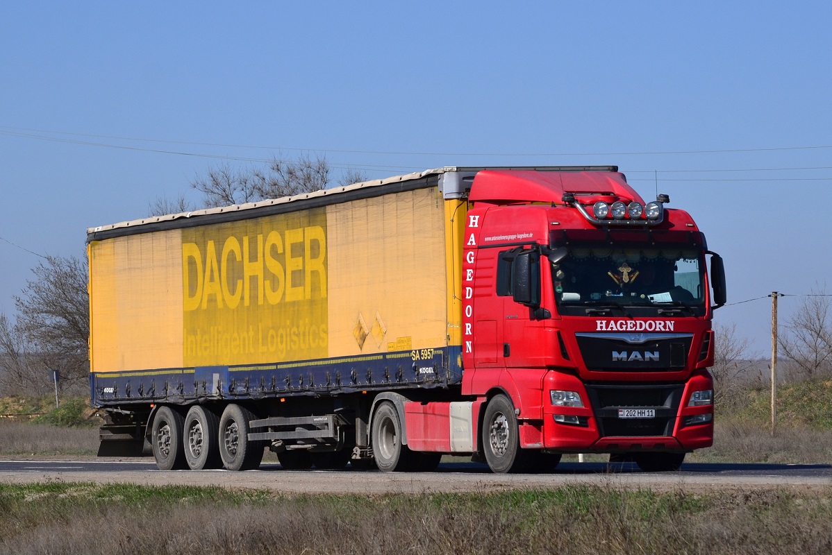 Армения, № 202 HH 11 — MAN TGX ('2012) 18.440 Армения, № 202 HH 11 — MAN TGX ('2012) 18.440
