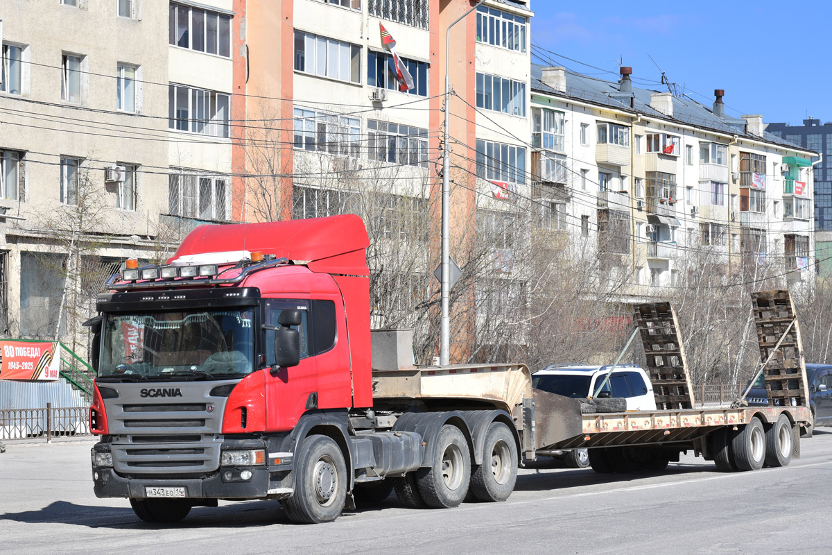 Саха (Якутия), № Н 343 ЕО 14 — Scania ('2004) P380 Саха (Якутия), № Н 343 ЕО 14 — Scania ('2004) P380