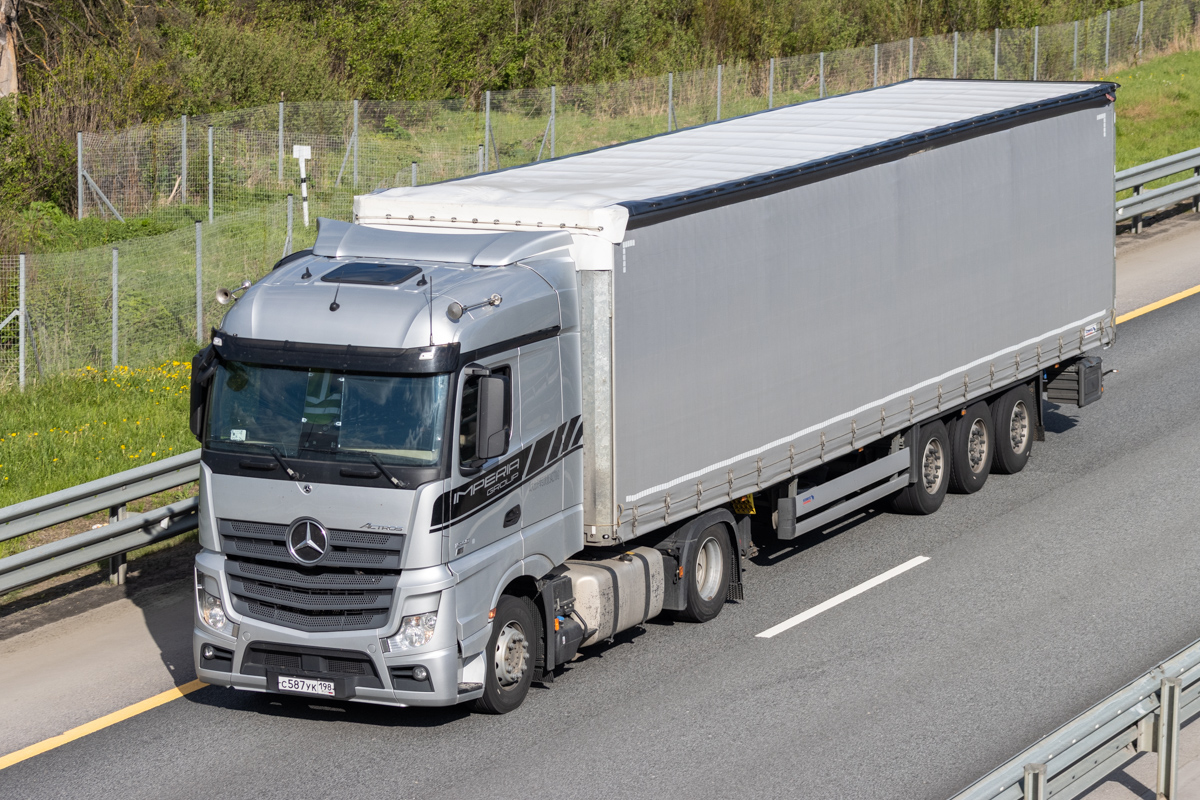 Санкт-Петербург, № С 587 УК 198 — Mercedes-Benz Actros ('2022) [LRD]