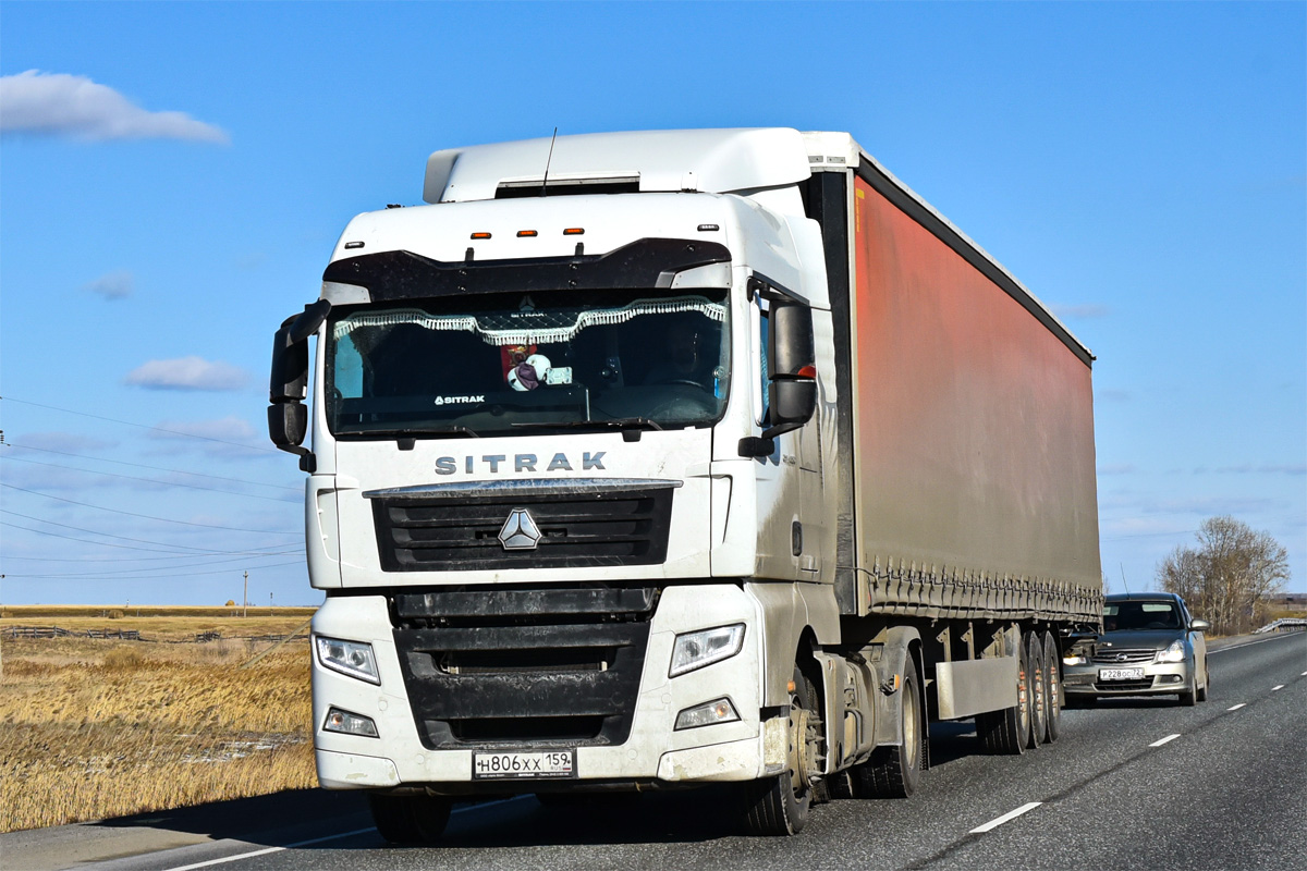 Пермский край, № Н 806 ХХ 159 — Sitrak C7H ZZ4186 Пермский край, № Н 806 ХХ 159 — Sitrak C7H ZZ4186