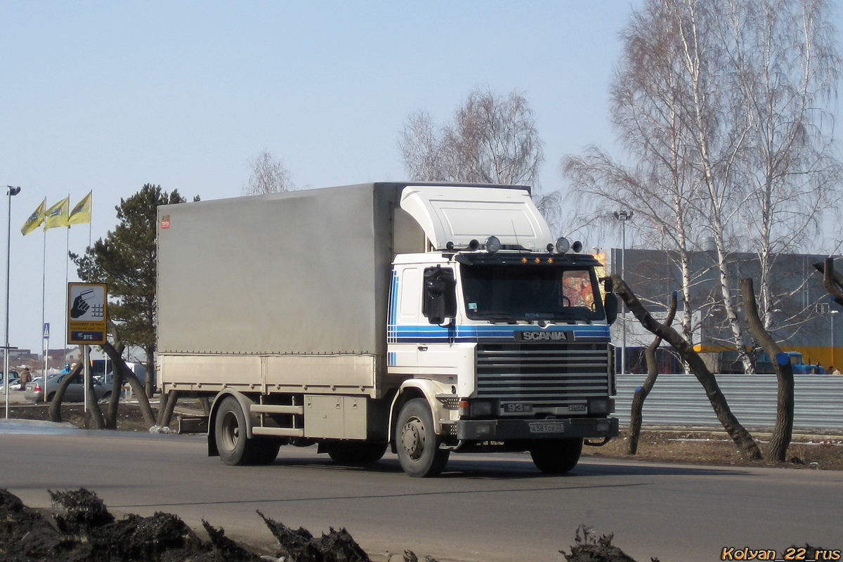 Алтайский край, № А 581 СВ 22 — Scania (общая модель)
