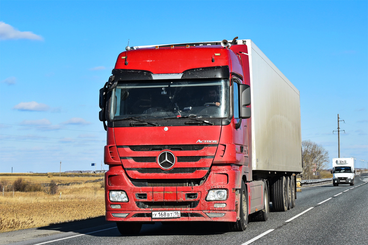 Удмуртия, № У 168 ВТ 18 — Mercedes-Benz Actros ('2009) 1844 Удмуртия, № У 168 ВТ 18 — Mercedes-Benz Actros ('2009) 1844
