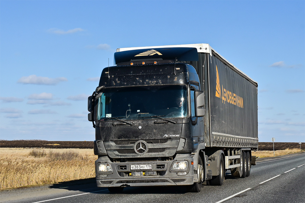 Санкт-Петербург, № Х 383 МУ 178 — Mercedes-Benz Actros ('2009) 1844 Санкт-Петербург, № Х 383 МУ 178 — Mercedes-Benz Actros ('2009) 1844