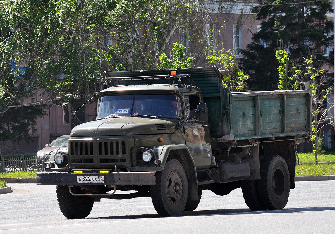 Омская область, № В 322 КХ 55 — ЗИЛ-130 (общая модель)