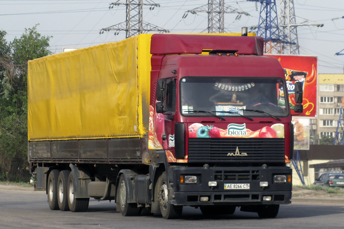 Днепропетровская область, № АЕ 8266 СТ — МАЗ-544008