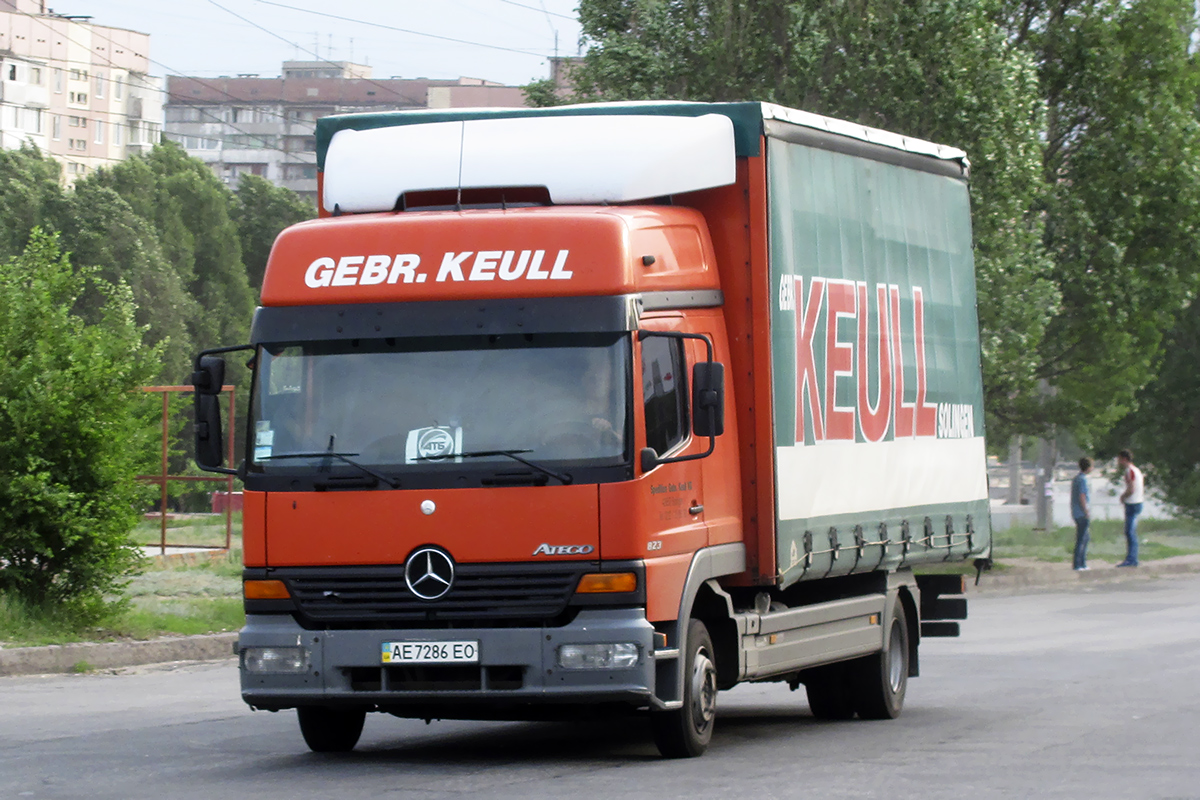 Днепропетровская область, № АЕ 7286 ЕО — Mercedes-Benz Atego 823 Днепропетровская область, № АЕ 7286 ЕО — Mercedes-Benz Atego 823