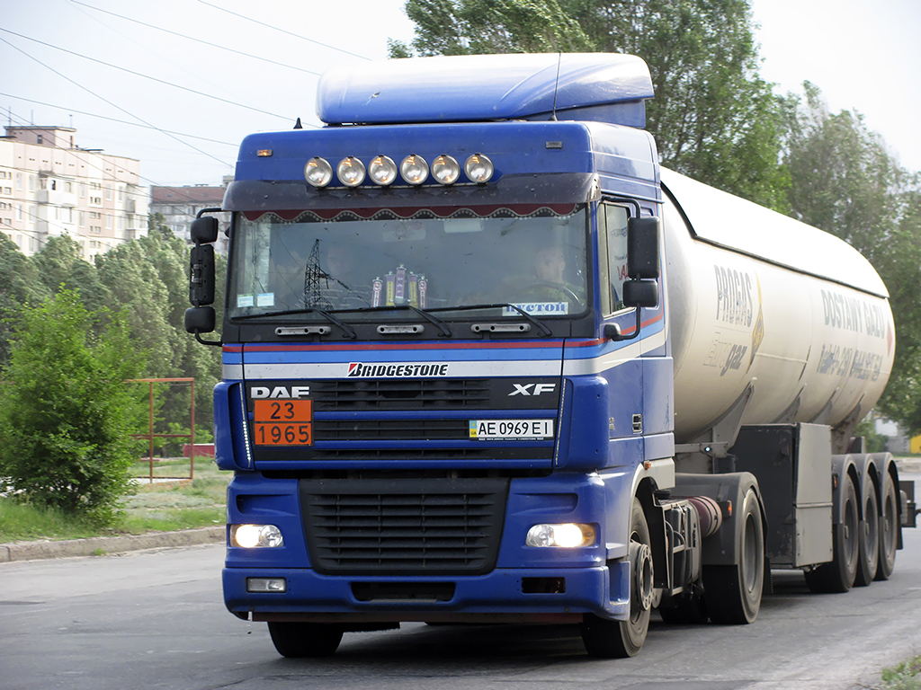 Днепропетровская область, № АЕ 0969 ЕІ — DAF XF95 FT Днепропетровская область, № АЕ 0969 ЕІ — DAF XF95 FT