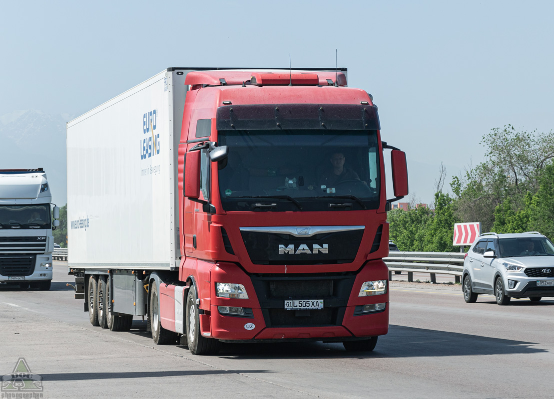 Узбекистан, № 01 L 505 XA — MAN TGX ('2012) 18.480