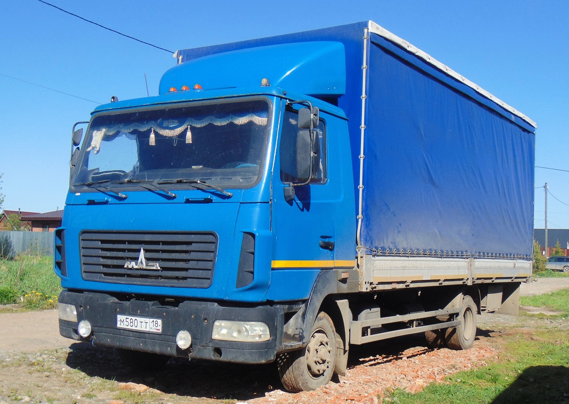 Удмуртия, № М 580 ТТ 18 — МАЗ-437130