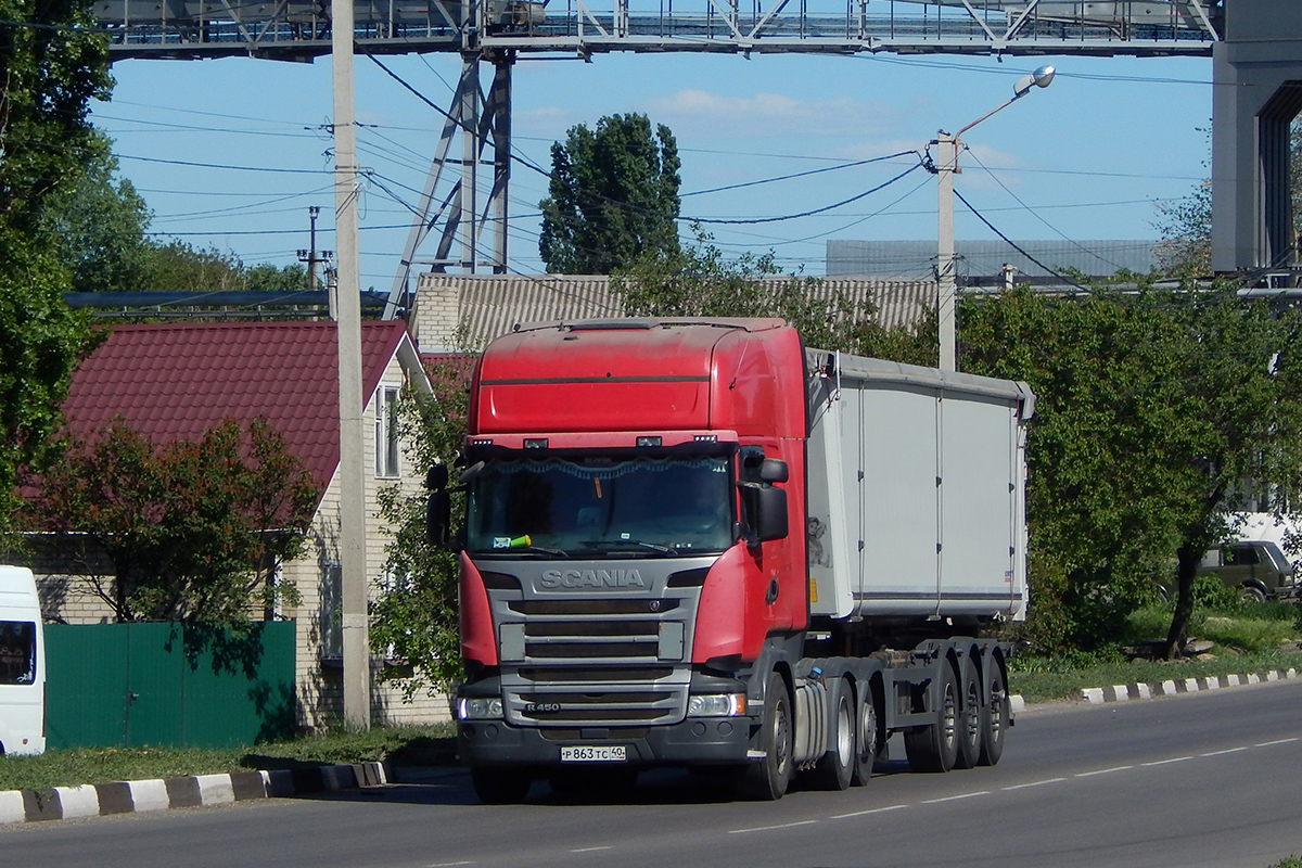 Калужская область, № Р 863 ТС 40 — Scania ('2013) R450
