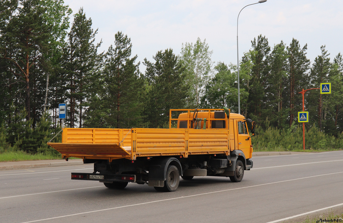 Красноярский край, № О 829 АХ 124 — КамАЗ-4308-A3(96)
