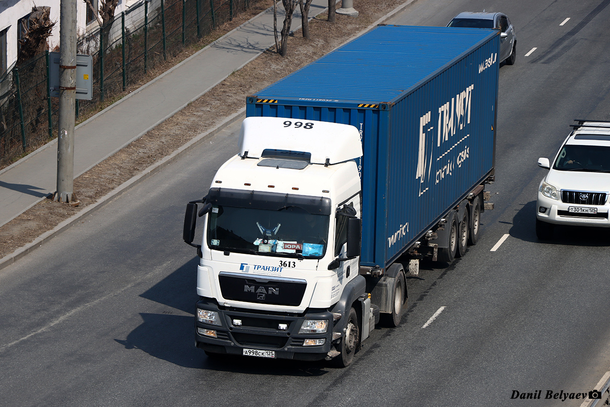 Приморский край, № А 998 СК 125 — MAN TGS ('2007) 18.400