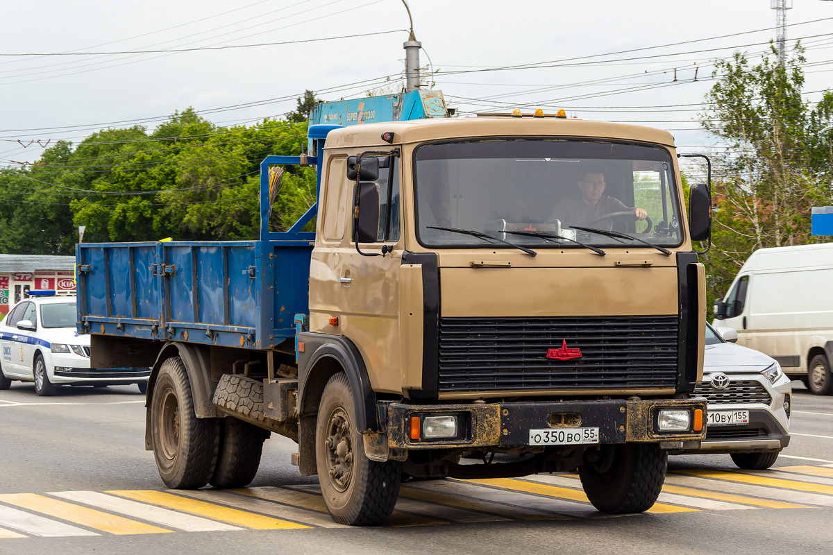 Омская область, № О 350 ВО 55 — МАЗ-53371 Омская область, № О 350 ВО 55 — МАЗ-53371