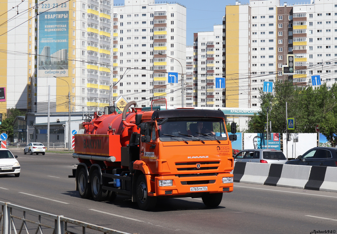 Красноярский край, № Е 765 РМ 124 — КамАЗ-65115-A5(48) Красноярский край, № Е 765 РМ 124 — КамАЗ-65115-A5(48)