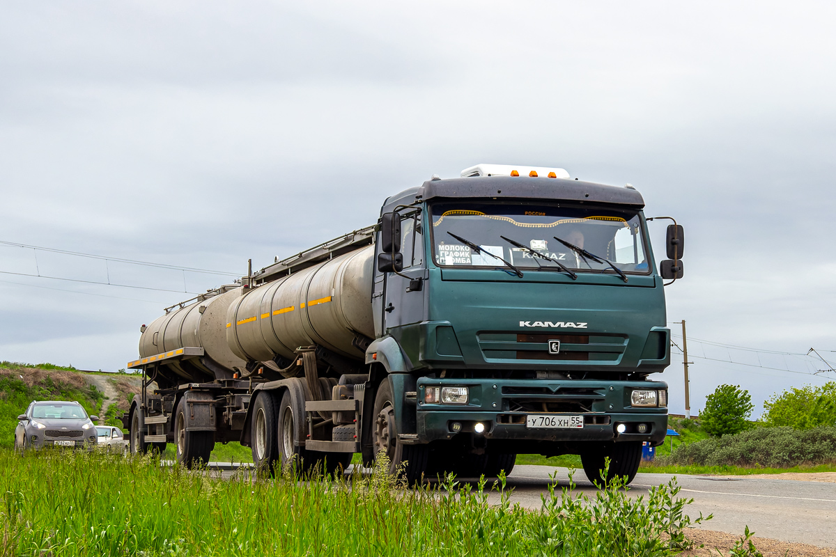Омская область, № У 706 ХН 55 — КамАЗ-65116-62 Омская область, № У 706 ХН 55 — КамАЗ-65116-62