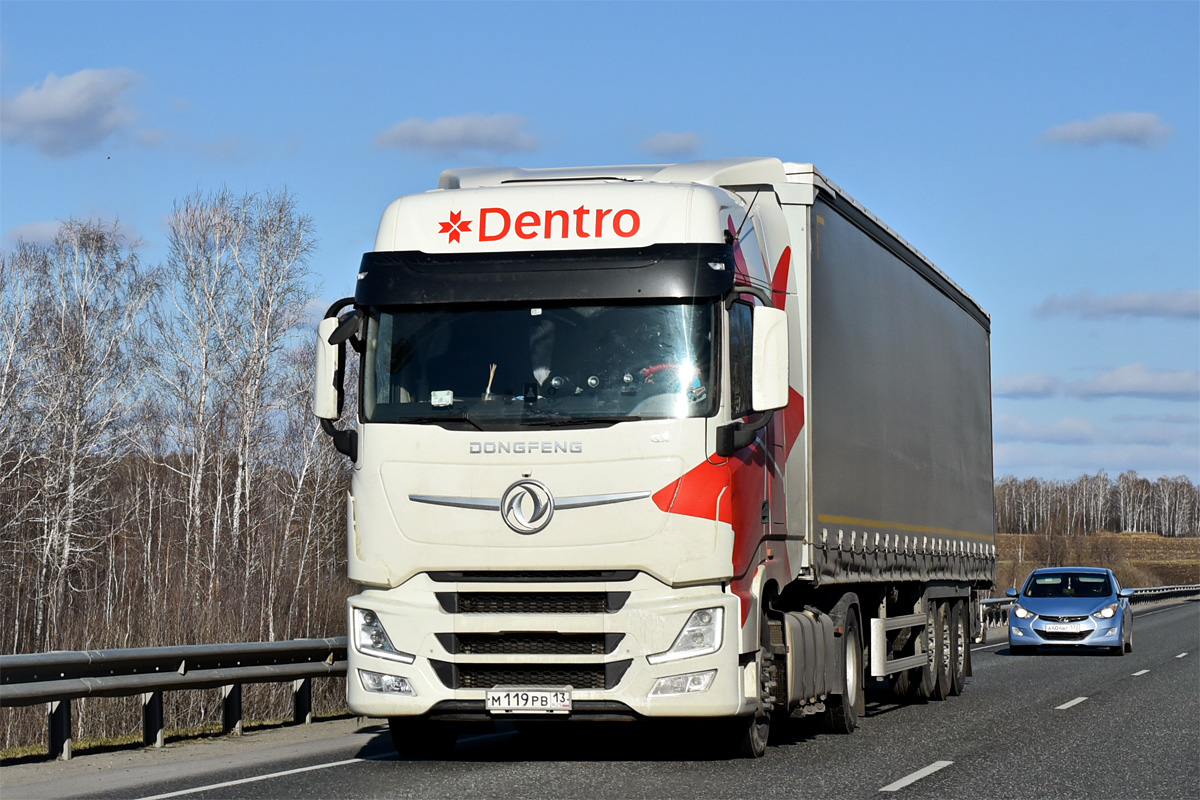 Мордовия, № М 119 РВ 13 — Dongfeng GX DFH4180 Мордовия, № М 119 РВ 13 — Dongfeng GX DFH4180