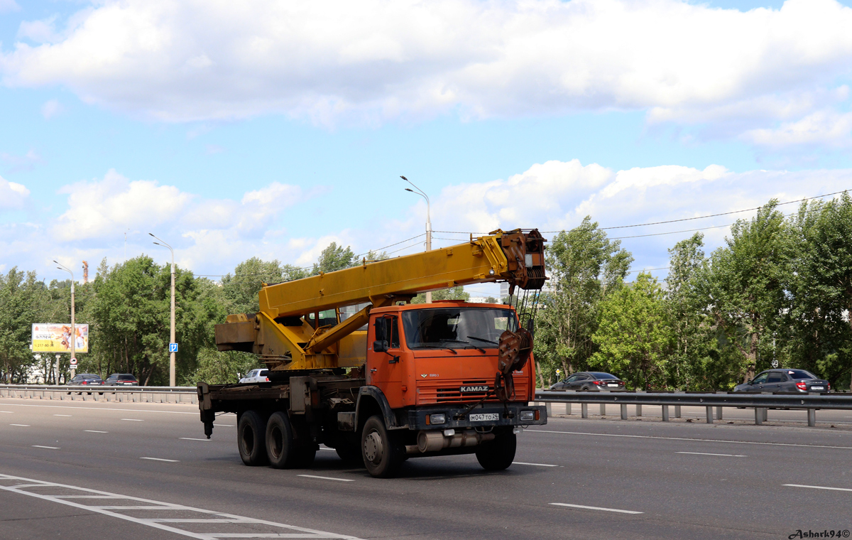 Красноярский край, № М 047 ТО 24 — КамАЗ-65115-62