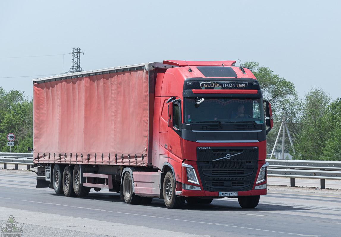 Алматинская область, № 021 ZA 05 — Volvo ('2012) FH.460