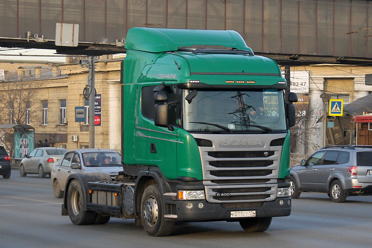 Челябинская область, № У 011 СТ 174 — Scania ('2013) G400 Челябинская область, № У 011 СТ 174 — Scania ('2013) G400