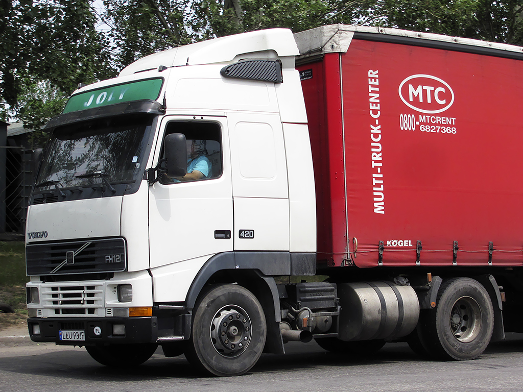Польша, № LLU 93JF — Volvo ('1993) FH12.420 Польша, № LLU 93JF — Volvo ('1993) FH12.420