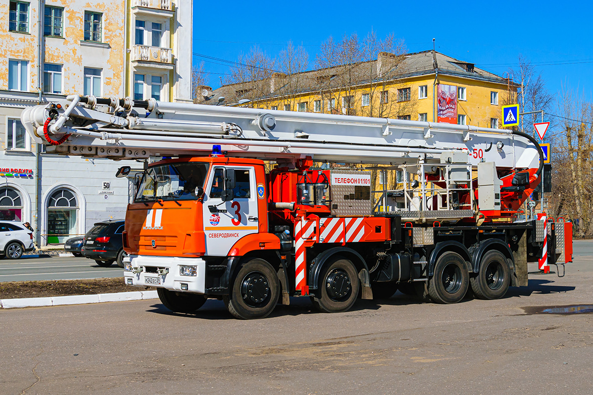 Архангельская область, № М 242 ЕС 29 — КамАЗ-6540-A4(23) Архангельская область, № М 242 ЕС 29 — КамАЗ-6540-A4(23)