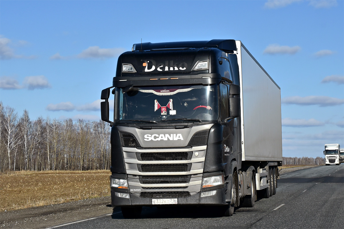 Татарстан, № Е 332 КТ 716 — Scania ('2016) R500 Татарстан, № Е 332 КТ 716 — Scania ('2016) R500