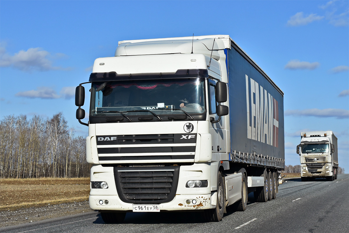 Пензенская область, № С 961 ЕУ 58 — DAF XF105 FT Пензенская область, № С 961 ЕУ 58 — DAF XF105 FT
