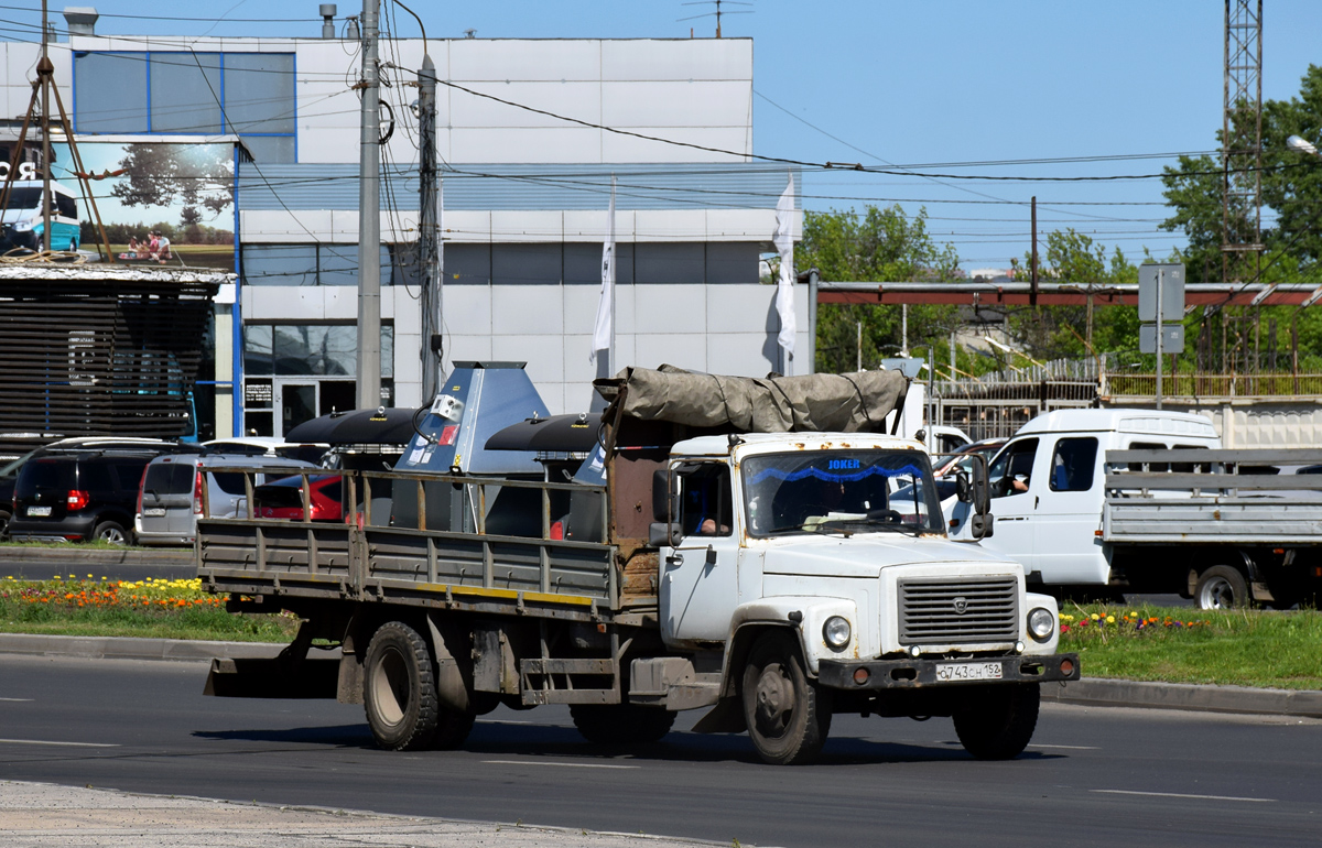 Нижегородская область, № О 743 СН 152 — ГАЗ-3309