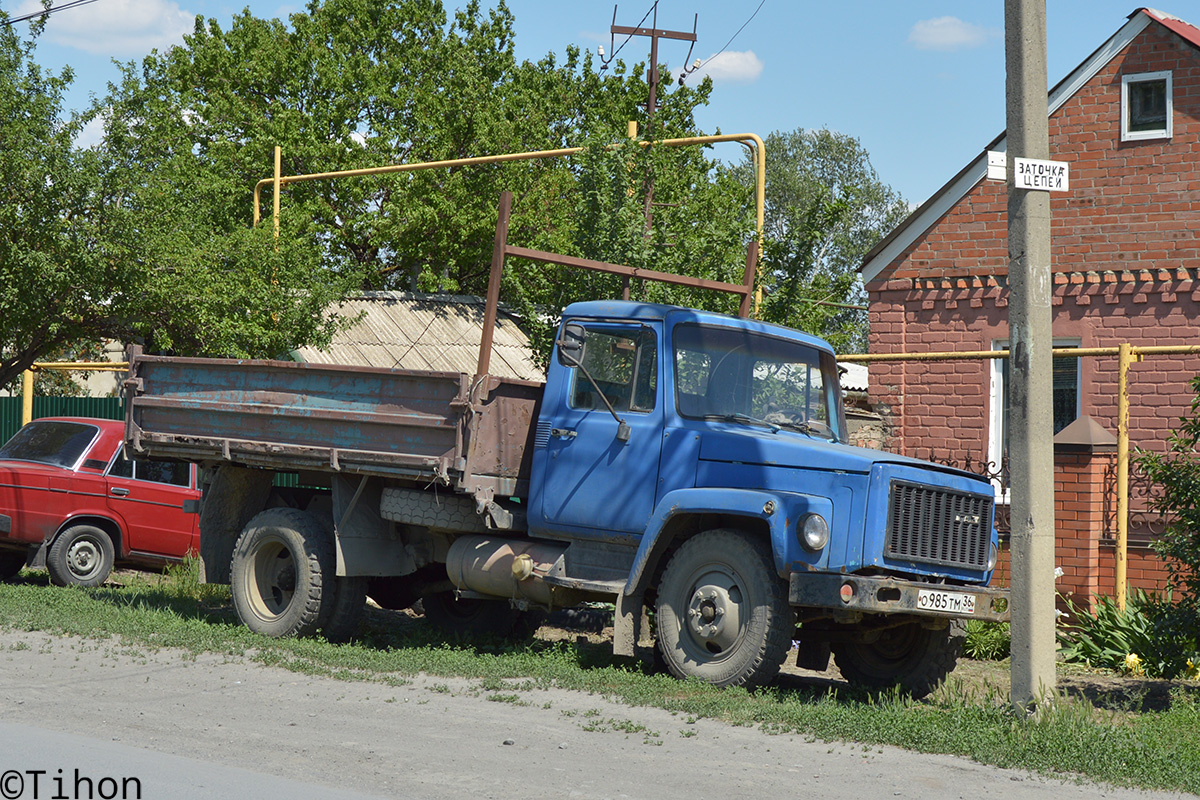 Воронежская область, № О 985 ТМ 36 — ГАЗ-33072