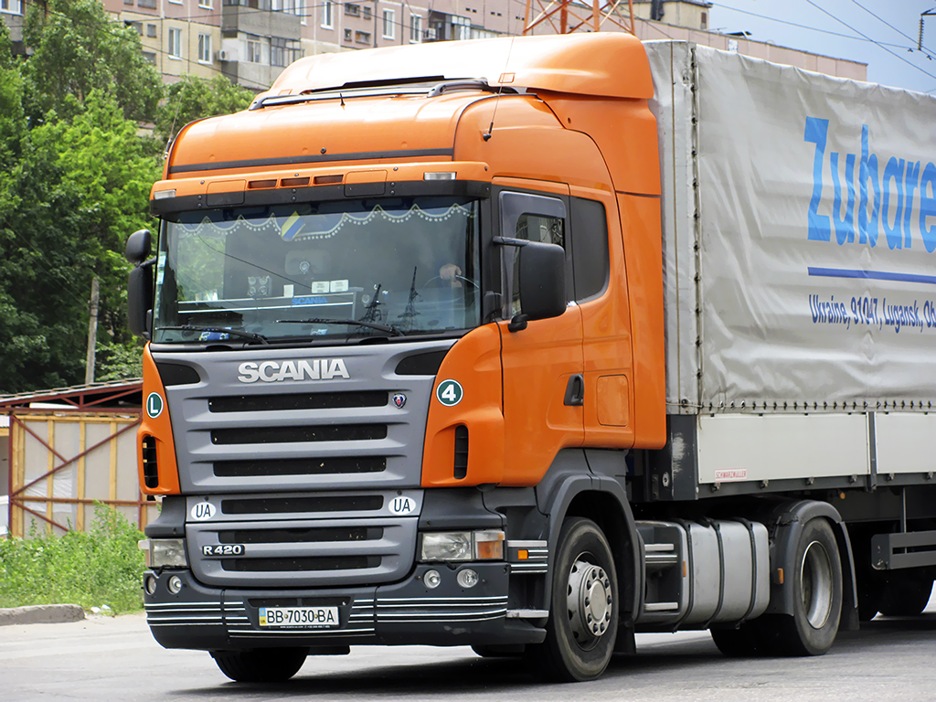 Луганская область, № ВВ 7030 ВА — Scania ('2004) R420 Луганская область, № ВВ 7030 ВА — Scania ('2004) R420