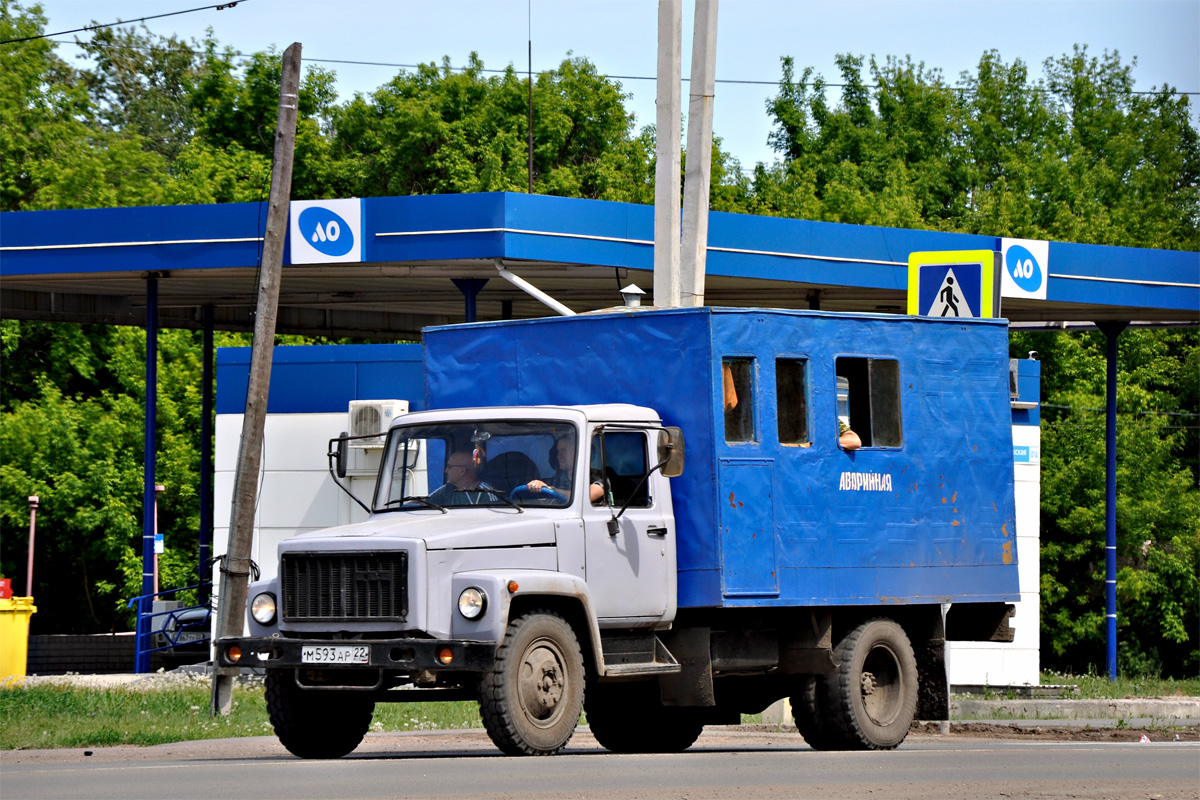 Алтайский край, № М 593 АР 22 — ГАЗ-3307