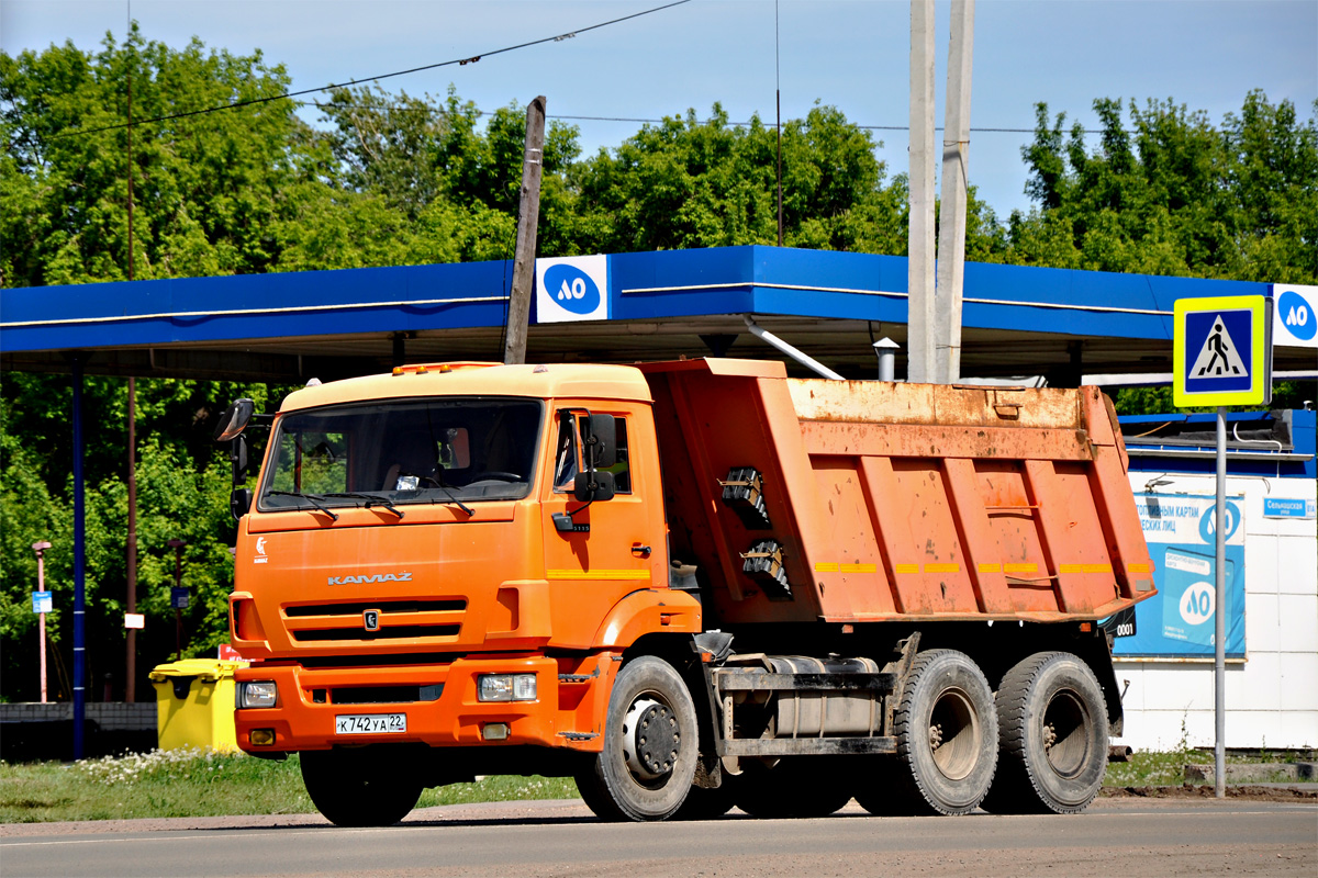 Алтайский край, № К 742 УА 22 — КамАЗ-65115-A4(23) Алтайский край, № К 742 УА 22 — КамАЗ-65115-A4(23)