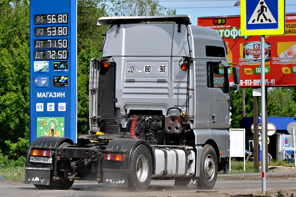 Алтайский край, № В 590 ТВ 22 — MAN TGA 18.460