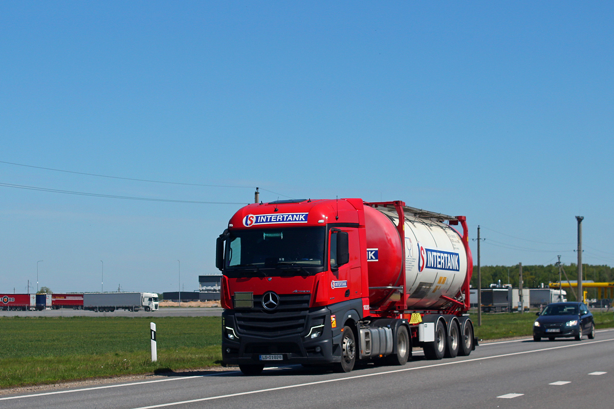 Германия, № LS-I 1020 — Mercedes-Benz Actros ('2018) Германия, № LS-I 1020 — Mercedes-Benz Actros ('2018)