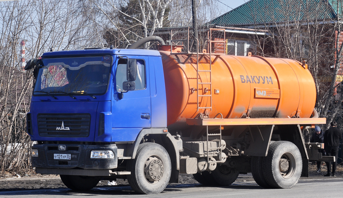 Омская область, № У 121 УР 55 — МАЗ-5340C2