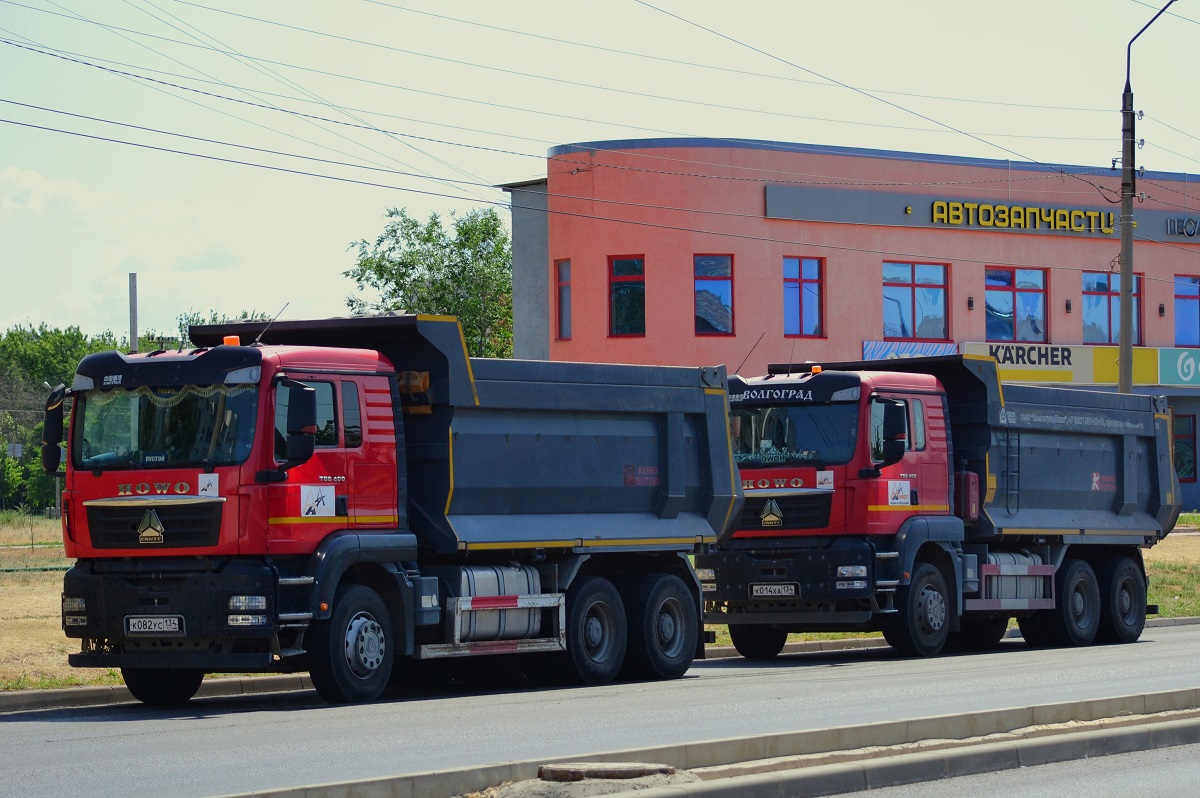 Волгоградская область, № К 082 УС 134 — Howo T5G ZZ3257