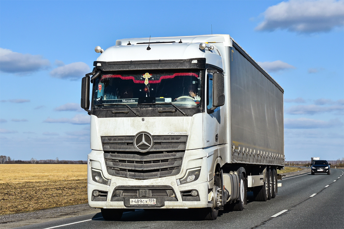 Пермский край, № Р 489 СУ 159 — Mercedes-Benz Actros ('2022) [LRD]