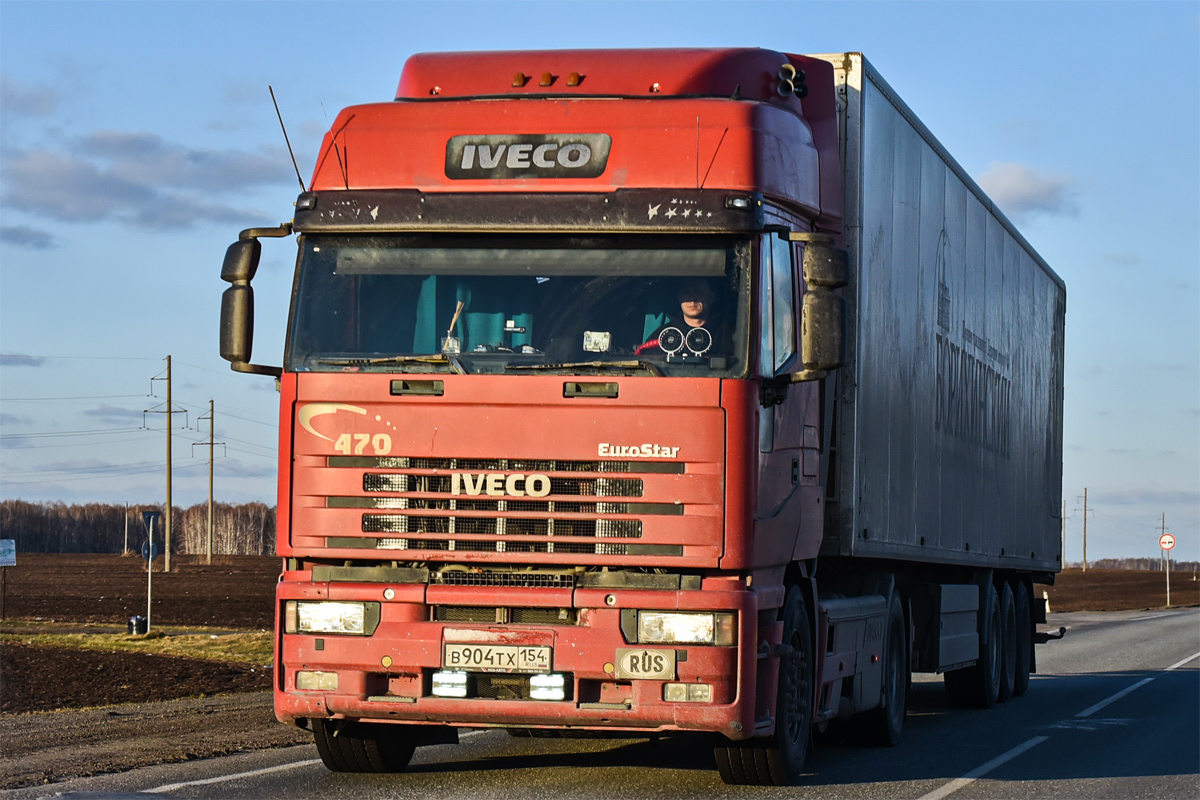 Новосибирская область, № В 904 ТХ 154 — IVECO EuroStar Новосибирская область, № В 904 ТХ 154 — IVECO EuroStar