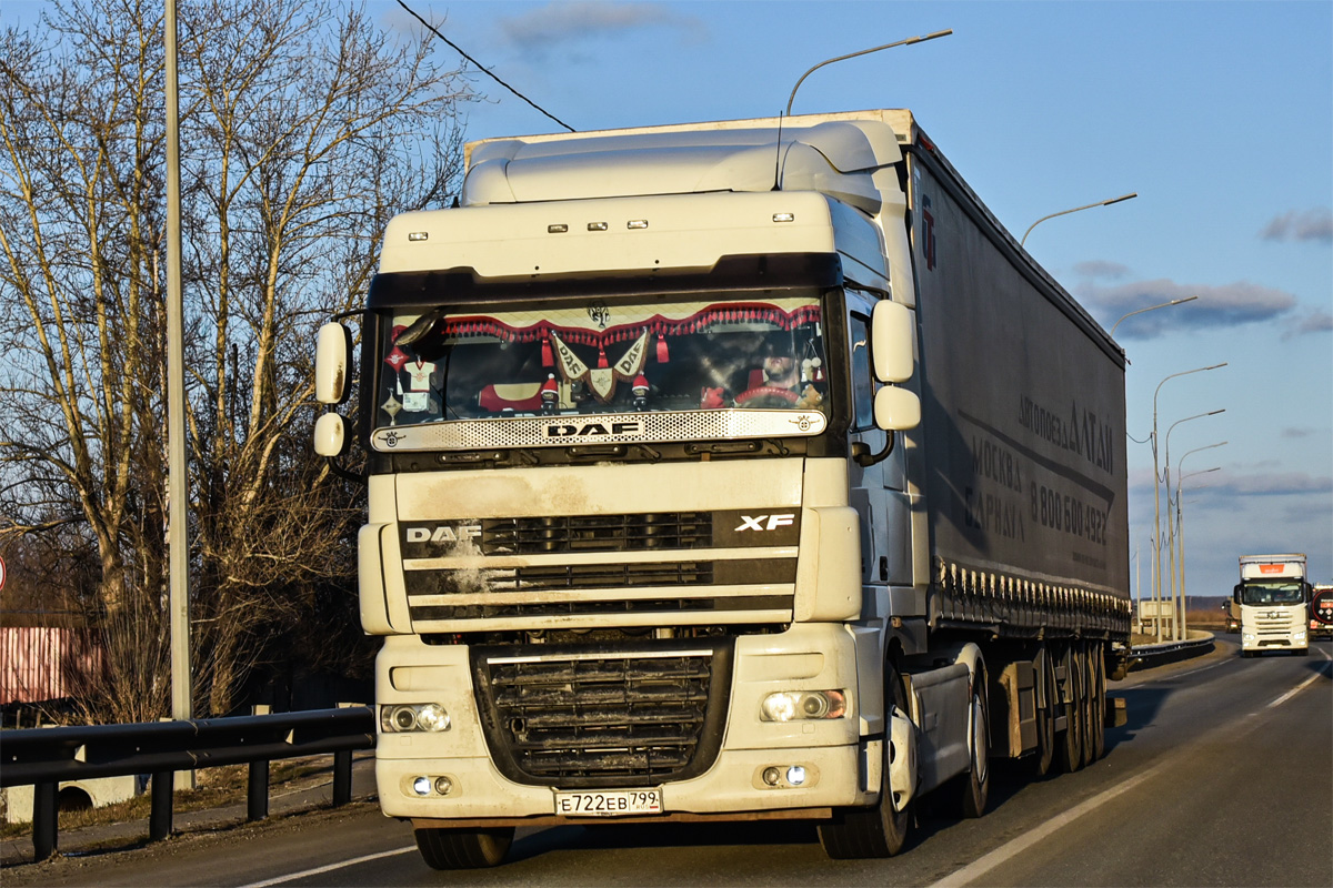 Москва, № Е 722 ЕВ 799 — DAF XF105 FT Москва, № Е 722 ЕВ 799 — DAF XF105 FT