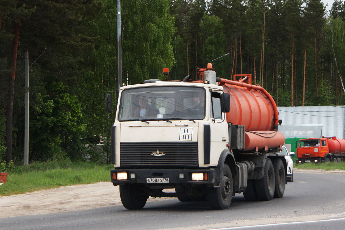 Санкт-Петербург, № А 708 АО 178 — МАЗ-6303A5