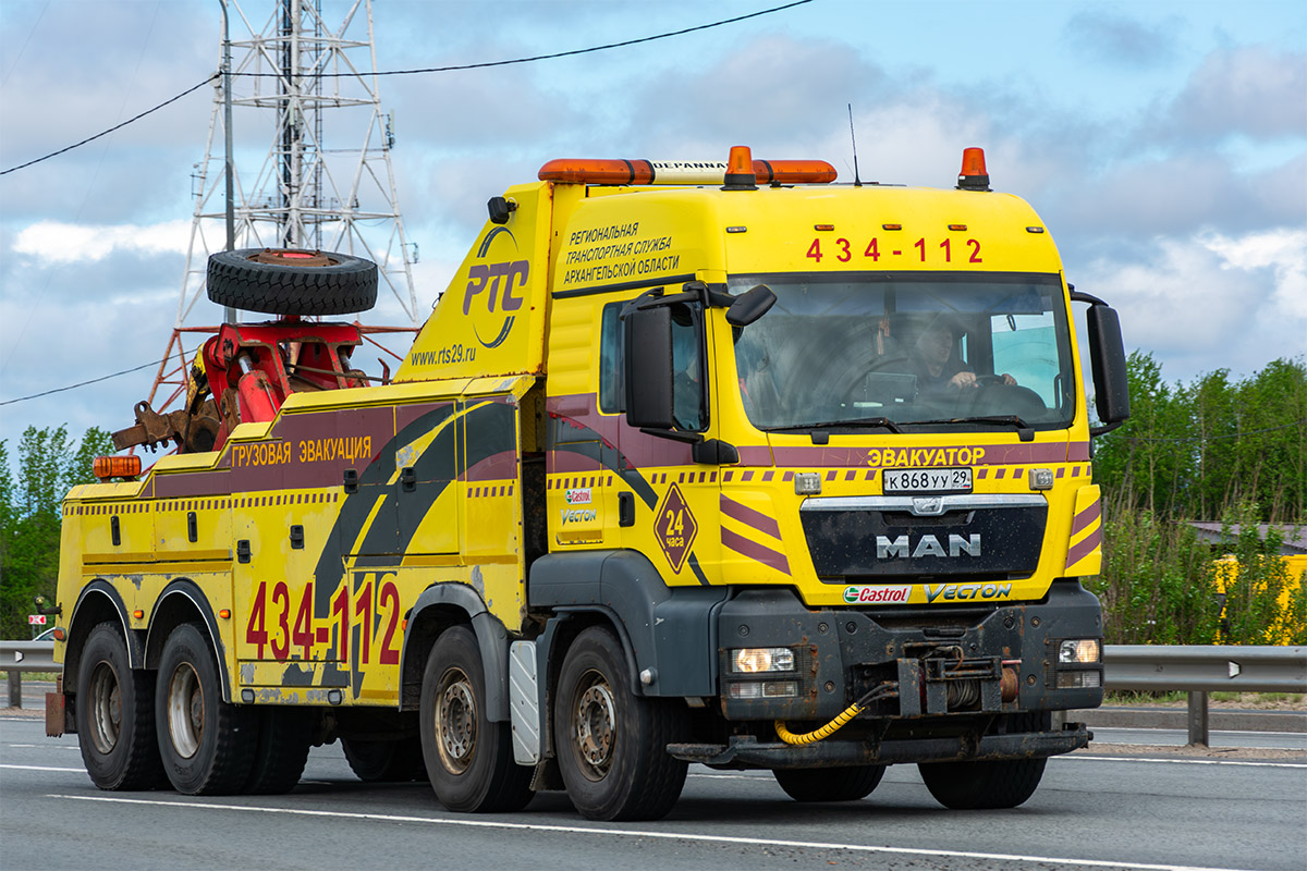 Архангельская область, № К 868 УУ 29 — MAN TGS ('2007) 41.480
