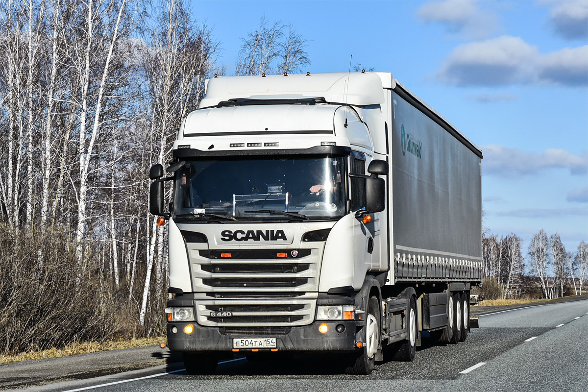 Новосибирская область, № Е 504 ТА 154 — Scania ('2016) G440 Новосибирская область, № Е 504 ТА 154 — Scania ('2016) G440